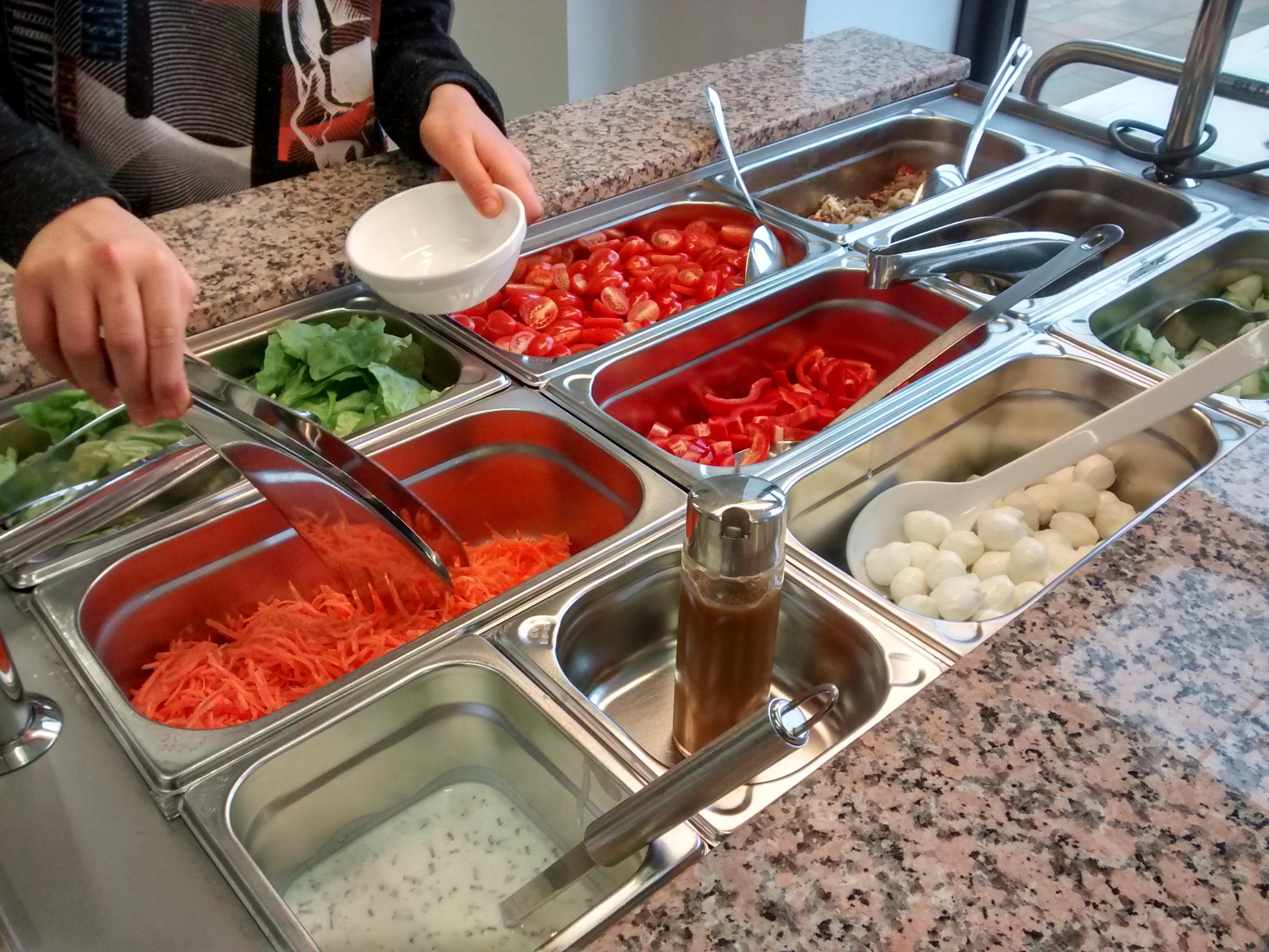 Regelmäßig frischer Salat